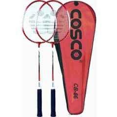 Cosco CB 86 150g Red Strung Badminton Racquet (Pack of 2)