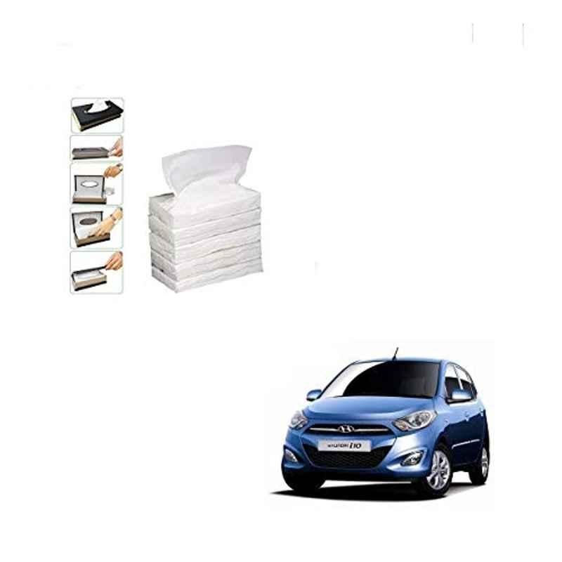 Kozdiko 100 Pulls Dispenser Box Refiller Tissue Paper with 200 Sheets for Hyundai i10 (Pack of 5)