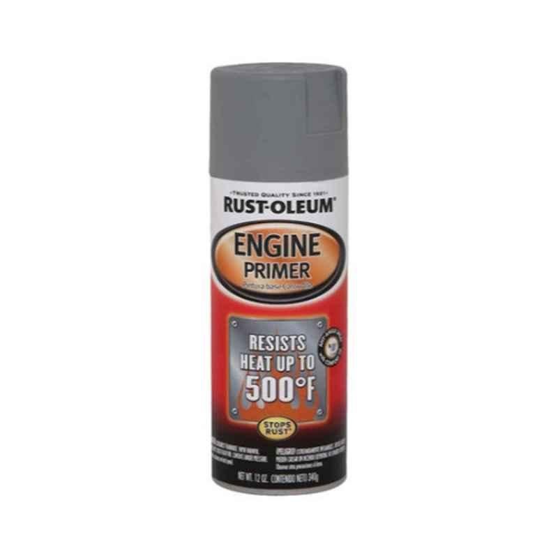 Rust-Oleum 12 Oz Gray Automotive Engine Primer Spray Paint, 10020066198746