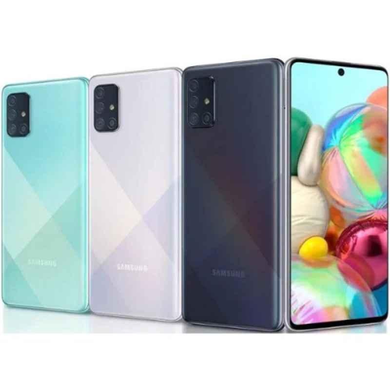 Samsung Galaxy A71 6.7 inch 8GB/128GB 4500mAh Prism Crush Silver LTE Smartphone, SMA715