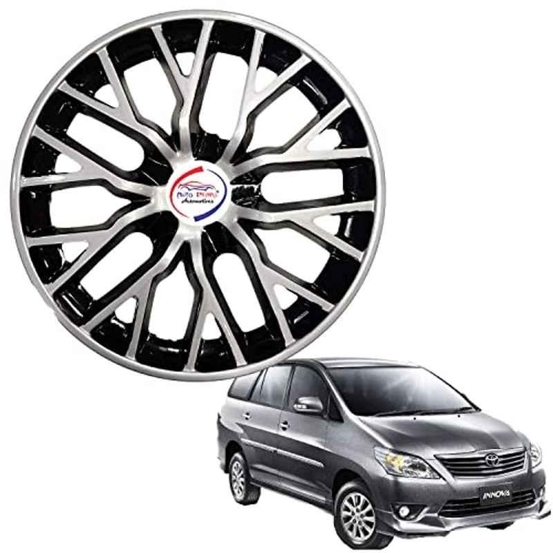 Auto Pearl 4 Pcs 15 inch ABS DC BBR41 Hubcap Wheel Cover Set with Retention Ring for Toyota Innova 2013 2015