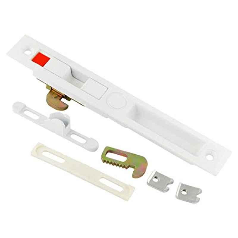 Robustline Aluminium Sliding Lock Single Face Without Key, White