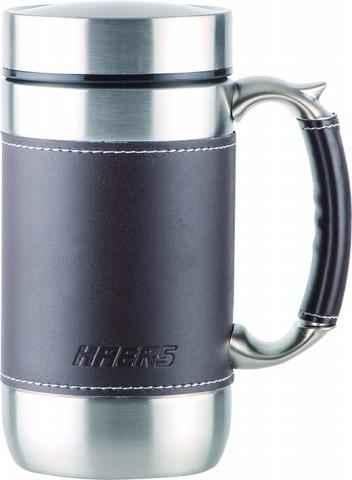 Haers 450ml Stainless Steel Brown Vacuum Mug, HBG-450L-BRW