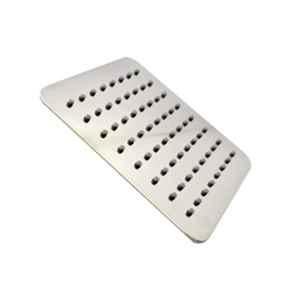 Mosaik Collar 6x6 inch Stainless Steel Chrome Finish Square Overhead Rain Shower without Arm, SHOWER_MSK_6