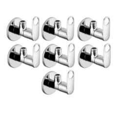 Fastgear Prime Stainless Steel Silver Chrome Finish Angle Valve, FG3413 (Pack of 7)