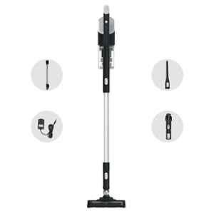 Osmon by American Micronic 150W 0.5 Litre Black & Silver Wireless Rechargeable Cordless Vacuum Cleaner, OS V12