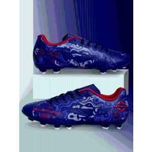 Nivia Safari Blue & Red Outdoors Sports Shoes for Men, Size: 6
