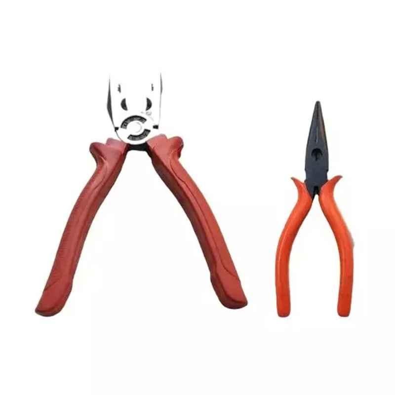 Sky Blue 2 Pcs 7.8 inch Lineman Plier Combo, SBE_PLIER_COMBO_MOD_00979