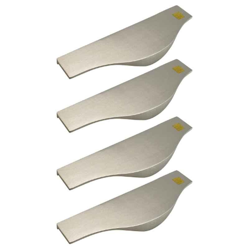RAB 6 inch Aluminium Brush Finish Drawer Pull Handle, F 125 (Pack of 4)