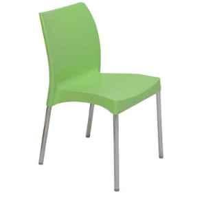 Nilkamal Novella 7 Plastic Green Outdoor Chair, FN1530474-S-PM25043 (Pack of 4)