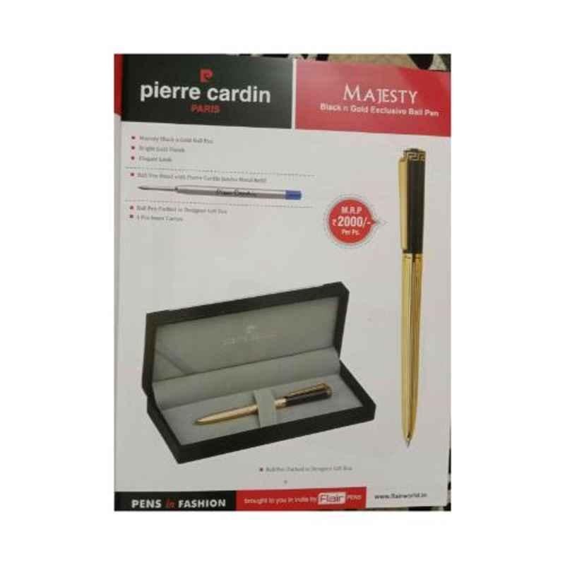 Pierre Cardin Blue Ink Paris Majesty Black N Gold Exclusive Ball Pen