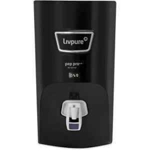 Livpure 7 Litre 40W RO+UV+UF 7 Stage Black Water Purifier, PEP PRO PLUS+