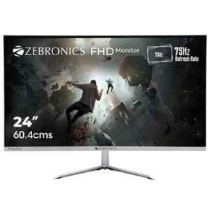 Zebronics 24 inch 1920x1080p Ultra Slim Built in Speaker IPS Widescreen LED Monitor with 75Hz Refresh Rate, ZEB-A24FHD