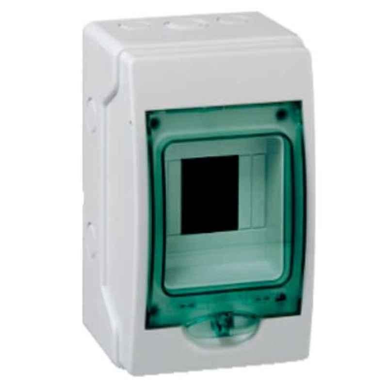 Schneider 63A 3 Modules Green & Grey Mini Kaedra, 13975