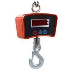 WeighTAJ 500kg Aluminium Orange Digital Hanging Crane Scale, OCS500
