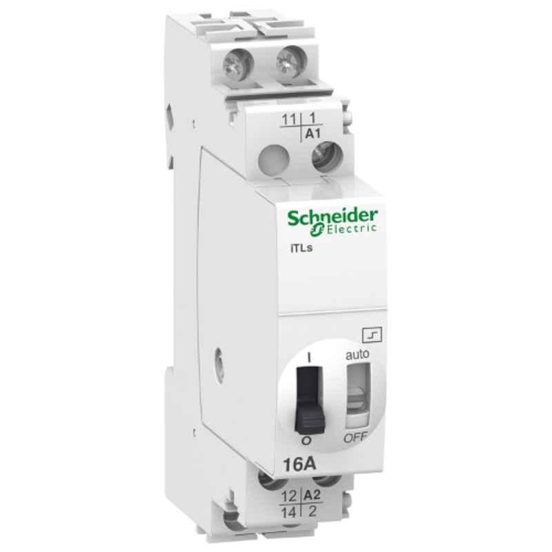 Schneider iTL 16A 1 Pole 230-240 VAC Impulse Relay, A9C32811