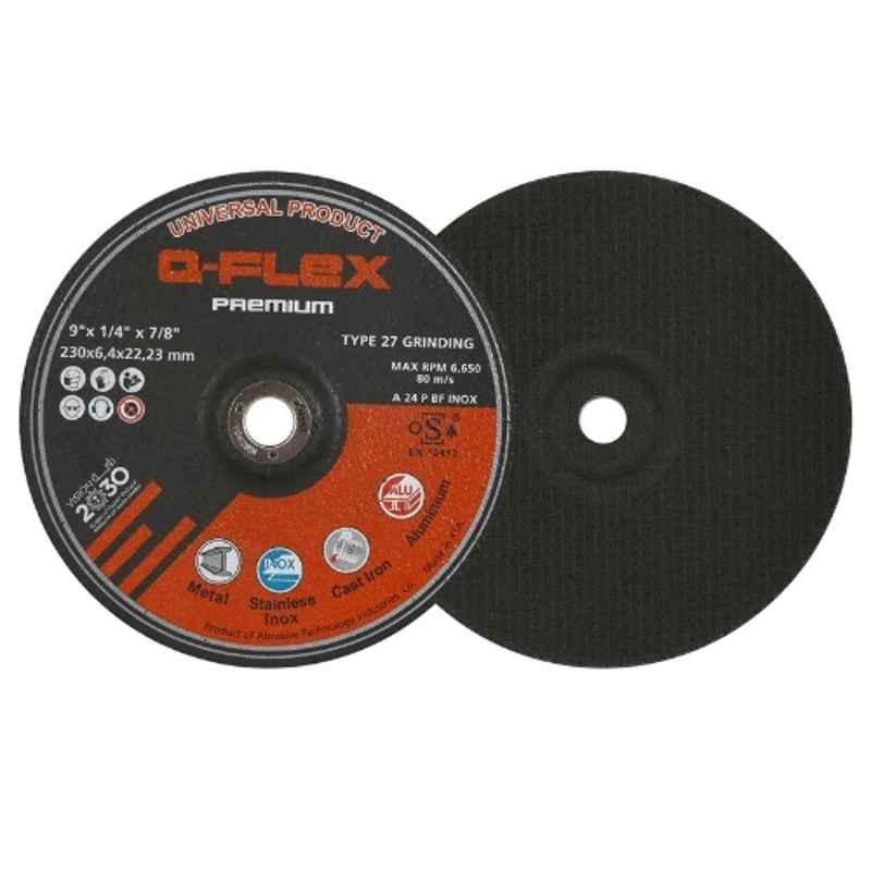 Q-Flex 230x6.4x22.23cm Universal Grinding Disc, SBN