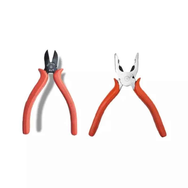 Sky Blue 2 Pcs 8 inch Lineman Plier Combo, SBE_PLIER_COMBOS_COMBO_697