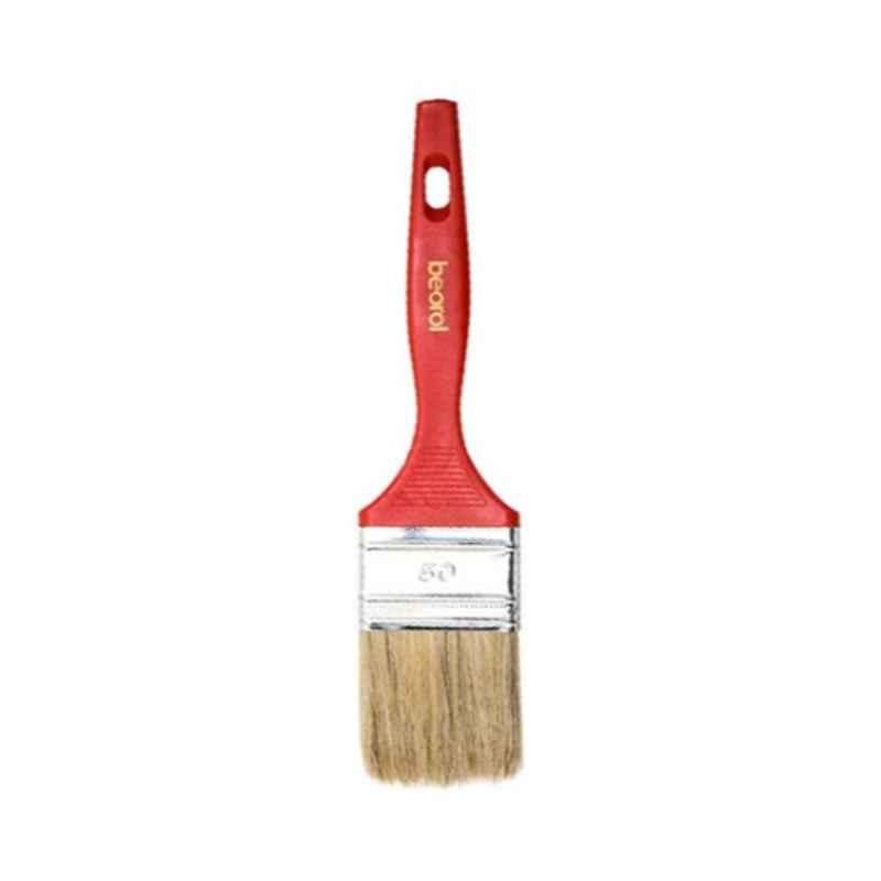 Beorol 50x9mm Red, Silver & Brown Lacquer Paint Brush, LC50