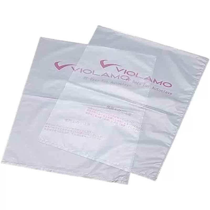 Lab Plus Violamo Autoclave Bag Heat-resistant PP 140 deg C 0.05 mm, LP-8890 (Pack of 100)