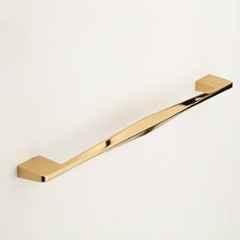 Plantex 160mm Zinc Gold PVD Finish Pull Cabinet Handle for Home & Office, APS-PH-104-GOLD-160MM-PK1