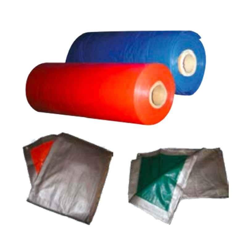 Dutarp 15x18ft Orange High Quality Reinforced PE Tarpaulin, PE200