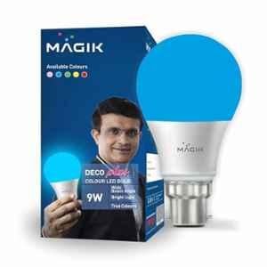 Magik Deco Plus 9W B22 Polycarbonate Green LED Bulb, LUDP009G4258