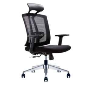 Smart Office Furniture High Back Fixed Headrest Office Executive Chair with Three Position Lock Mechanism, SMOF-163ALP
