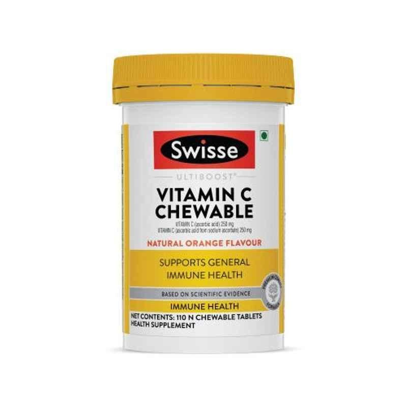 Swisse 110 Pcs Ultiboost Vitamin C Chewable Tablets, HHMCH9533300001