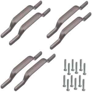 Atom 207 8 inch Black Matt Zinc Cabinet Pull Handle (Pack of 6)