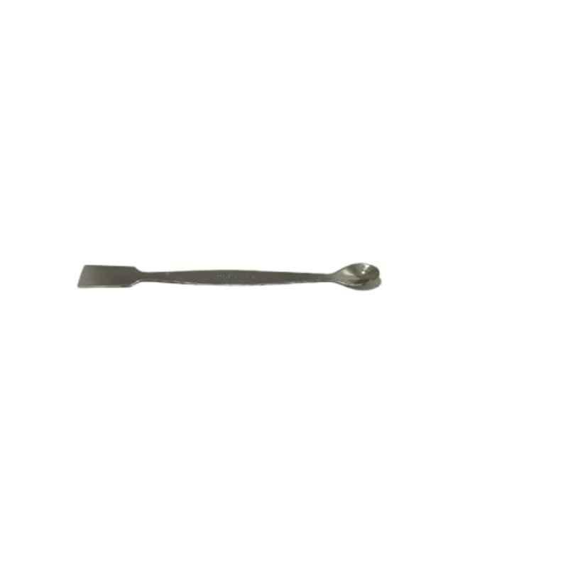 Rasayan 8 Inch Stainless Steel One Side Spoon & One Side Flat Spatula, ?SPT-8 (Pack of 2)