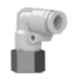 Spac 8mm 2 Thread APLF Female Elbow Connector