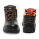 Agarson Innova Steel Toe Black & Orange Work Safety Shoes, Size: 10