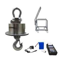 Hsco 5000kg   Electronic Heavy Duty SS Flame Proof Crane Weighing Scale with Remote Display and Thermal Printer, CRHSSH5k