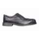 Tagra Fort Lo Leather PU Sole Steel Toe Black Work Safety Shoes, Size: 12