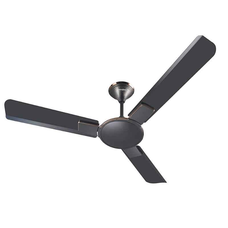 Candes Admire 400rpm Coffee Brown Anti Dust Decorative Ceiling Fan, Sweep: 1200 mm
