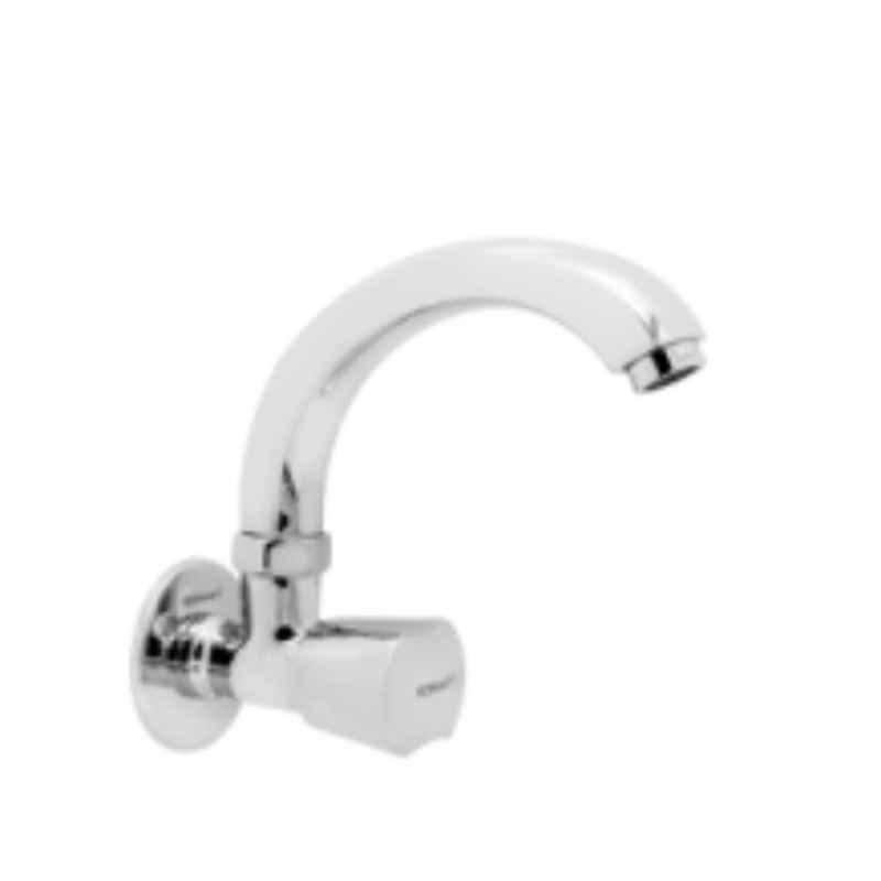 Somany Acme Brass Chrome Finish Sink Tap with Swinging Spout, 272210030131