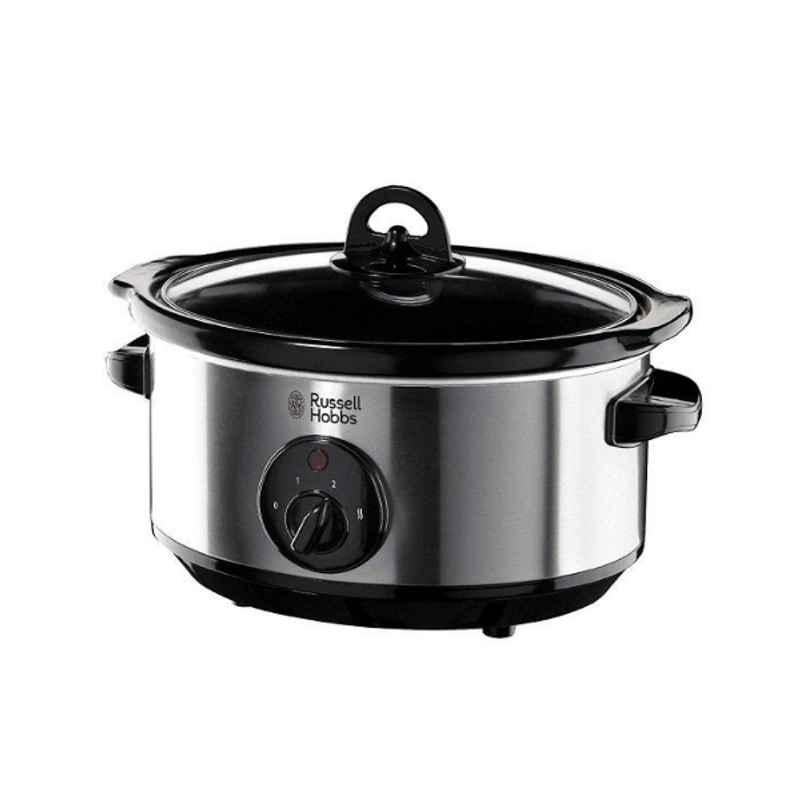 Russell Hobbs 200W 3.5L Stainless Steel Silver & Black Slow Cooker, RH19790