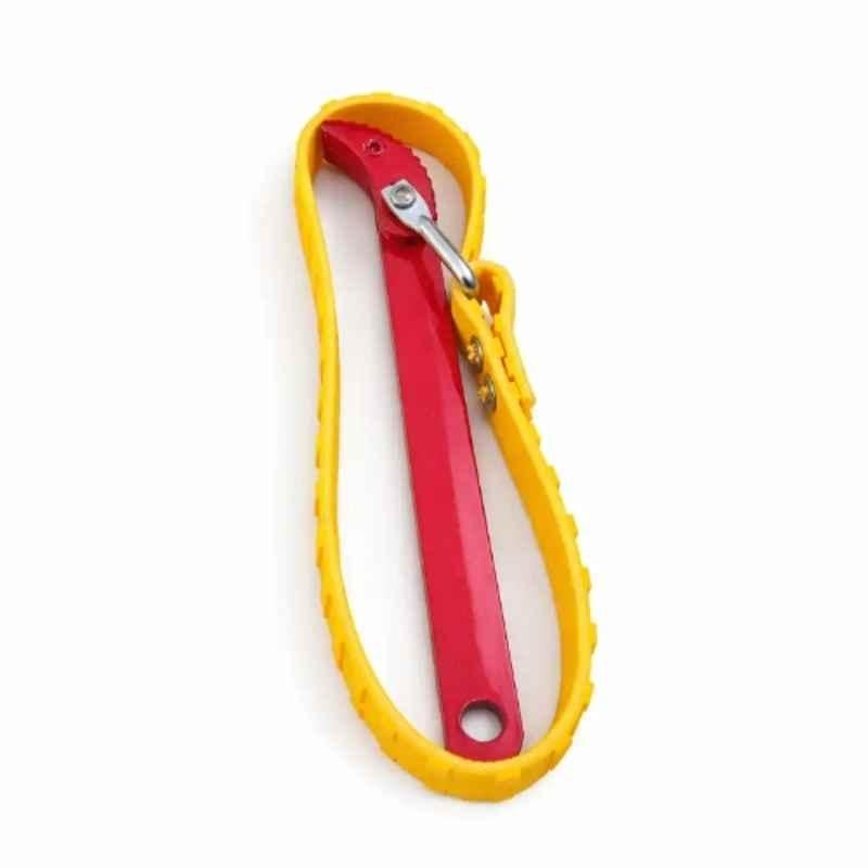 Otex 9 inch Carbon Steel Yellow, Red & Silver Heavy Duty Oil Filter Wrench for Cars, Bikes & SUVs