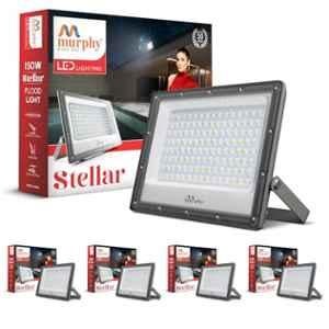 Murphy Stellar 150W 6500K Aluminium Cool White LED Flood Light for Outdoor (Pack of 5)