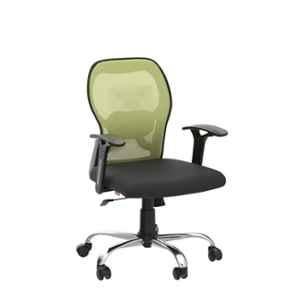 CELLBELL Tauras Lite C100 Mesh Medium Back Pistachio Green Ergonomic Chair
