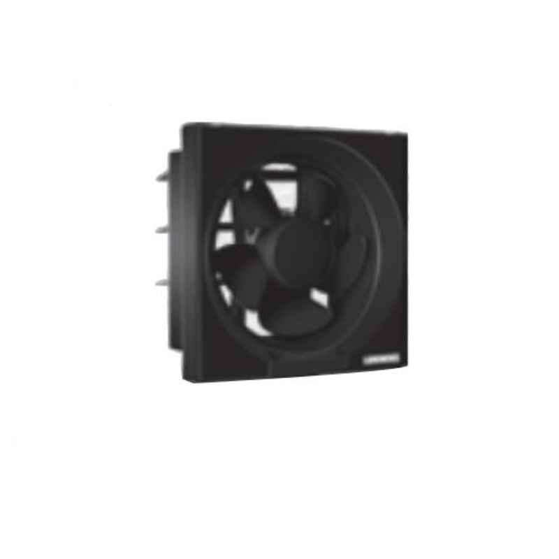 Luminous Vent Deluxe Black Ventilation Fan, Sweep: 150 mm