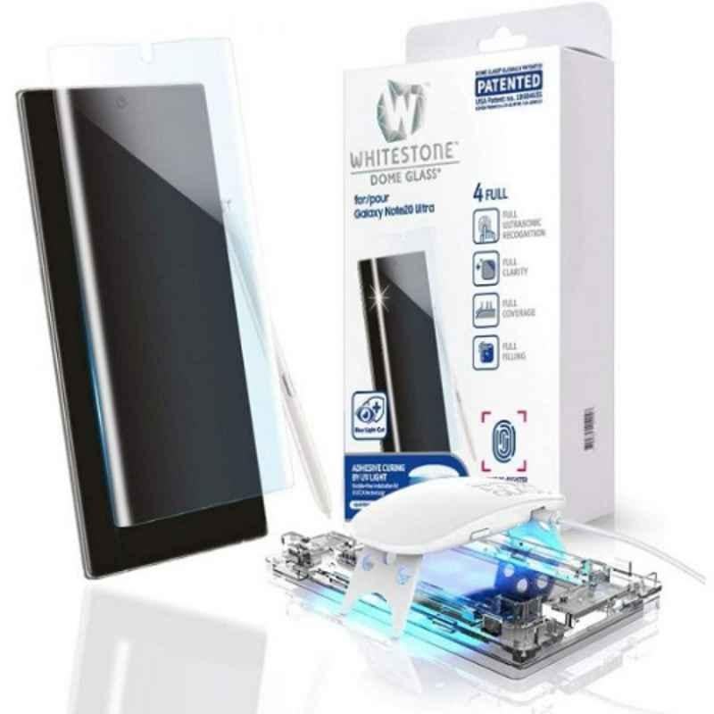 Whitestone Dome Screen Tempered Glass for Samsung Note 20 Ultra, GP-TTN986WTBTW