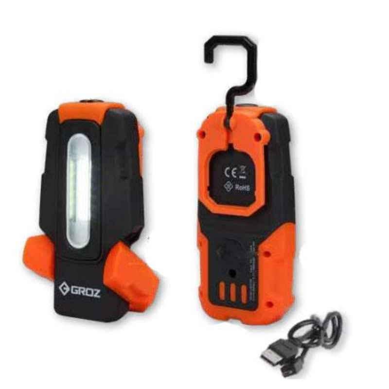 Buy Groz 2W COB Rechargeable Pocket Flashlight, LED/150 Online At Price
