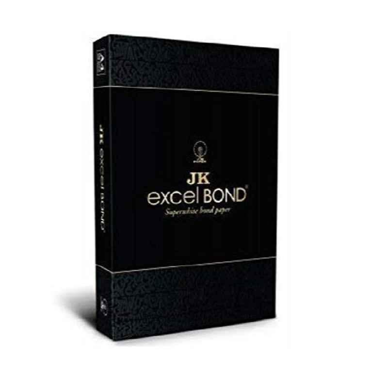 JK 500 Sheets 70 GSM A4 Excel Bond Paper, SE-020 (Pack of 5)