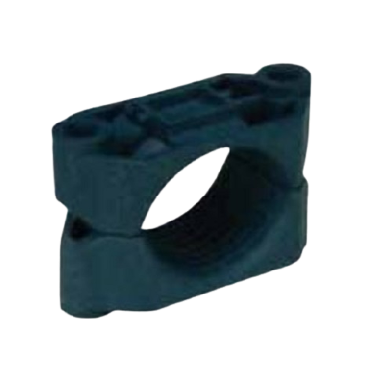 Aftec 73-81mm Black Polypropylene Double Bolt Cable Cleat, ATBC-AE