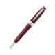 Cross Bailey Black Ink Red Lacquer Finish Fountain Pen with 2 Pcs Black Pen Cartridges Set, AT0456-8MS