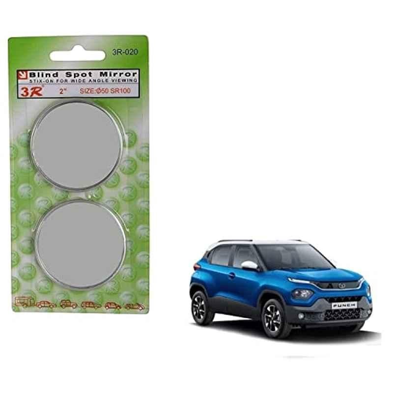 Kozdiko 2 Pcs 3R Round Convex Blind Spot Mirror Set for Tata Punch
