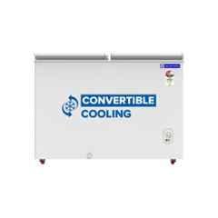 Blue Star 325 Litre 3 Star White Hard Top Double Door Deep Freezer, HT3-M325