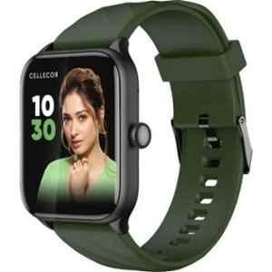 Cellecor STEW M1 1.83 inch 240x280p HD Square Green Smart Watch with 5 Days Battery Backup